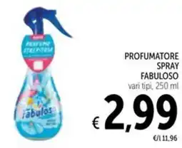 Spazio Conad Profumatore spray FABULOSO offerta