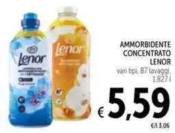 Spazio Conad Ammorbidente concentrato LENOR offerta