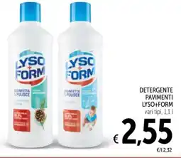 Spazio Conad Detergente pavimenti LYSO+FORM offerta