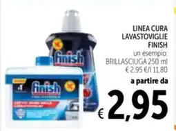 Spazio Conad Linea cura lavastoviglie FINISH offerta