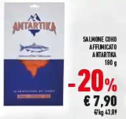 Conad Superstore Salmone coho affumicato ANTARTIKA offerta