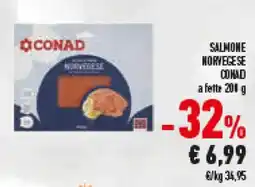 Conad Superstore Salmone norvegese CONAD offerta