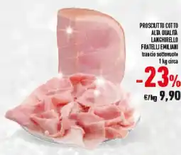 Conad Superstore Prosciutto cotto alta qualità langhirello fratelli EMILIANI offerta