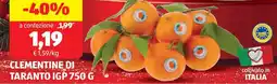 ALDI Clementine di taranto igp offerta