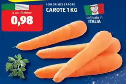 ALDI I colori del sapore carote offerta