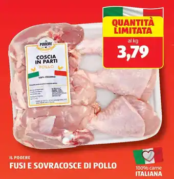 ALDI Il podere fusi e sovracosce di pollo offerta