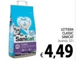 Spazio Conad Lettiera classic sanicat lavanda offerta