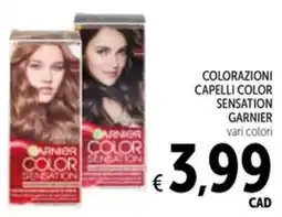 Spazio Conad Colorazioni capelli color sensation GARNIER offerta