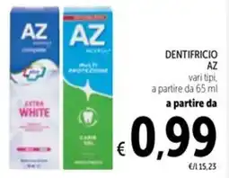 Spazio Conad Dentifricio AZ offerta