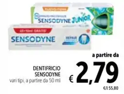 Spazio Conad Dentifricio SENSODYNE offerta