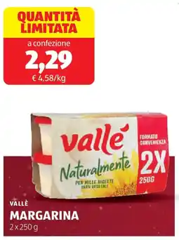 ALDI Vallè margarina offerta