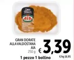 Spazio Conad Gran dorate alla valdostana AIA offerta