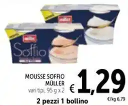 Spazio Conad Mousse soffio MÜLLER offerta
