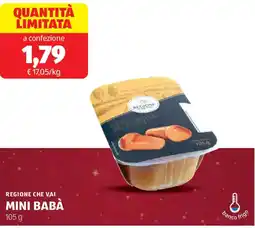 ALDI Regione che vai mini babà offerta