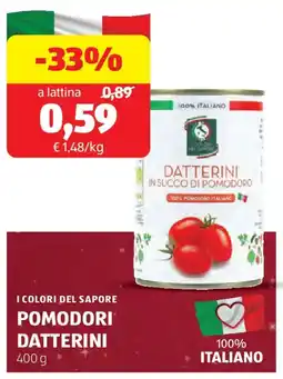 ALDI I colori del sapore pomodori datterini offerta