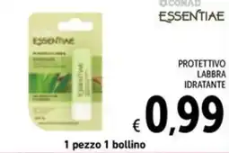 Spazio Conad Conad essentiae protettivo labbra idratante offerta