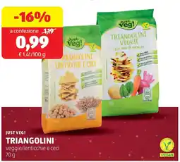 ALDI Just veg! triangolini offerta