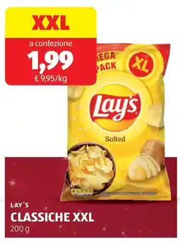 ALDI Lay's classiche xxl offerta