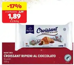 ALDI Buon'ora croissant ripieni al cioccolato offerta