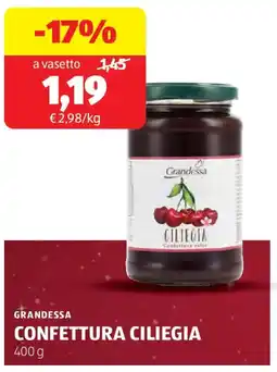 ALDI Grandessa confettura ciliegia offerta