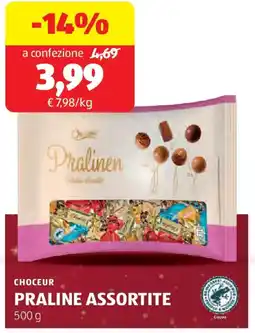 ALDI Choceur praline offerta