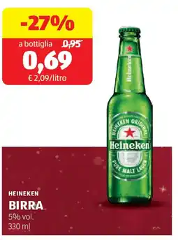 ALDI Heineken birra offerta