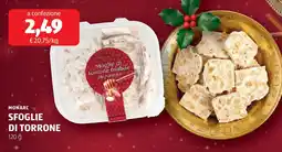 ALDI Monarc sfoglie di torrone offerta