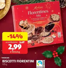 ALDI Monarc biscotti fiorentini offerta