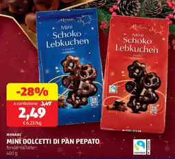 ALDI Monarc mini dolcetti di pan pepato offerta