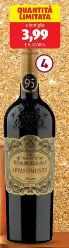 ALDI Conte parelli appassimento rosso puglia igt offerta