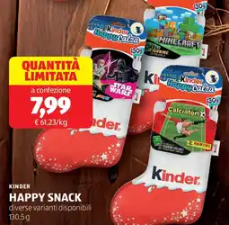 ALDI Kinder happy snack offerta
