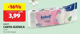 ALDI Kokett carta igienica offerta
