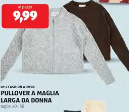 ALDI Up 2 fashion women pullover a maglia larga da donna offerta
