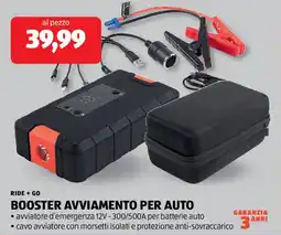 ALDI Ride + go booster avviamento per auto offerta