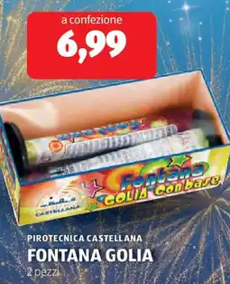 ALDI Pirotecnica castellana fontana golia offerta