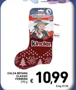 Spazio Conad Calza befana classic ferrero KINDER offerta