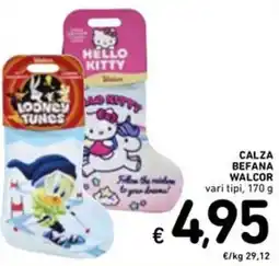 Spazio Conad Calza befana WALCOR vari tipi offerta
