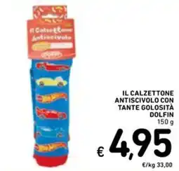 Spazio Conad Il calzettone antiscivolo con tante golosità DOLFIN offerta