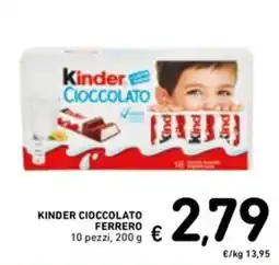 Spazio Conad KINDER Cioccolato ferrero 10 pezzi offerta