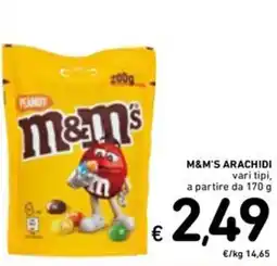 Spazio Conad M&M'S Arachidi vari tipi a partire da offerta