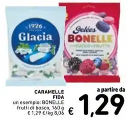 Spazio Conad Caramelle FIDA un esempio: bonelle frutti di bosco offerta