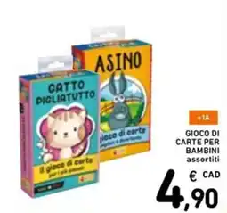 Spazio Conad Gioco di carte per BAMBINI assortiti offerta