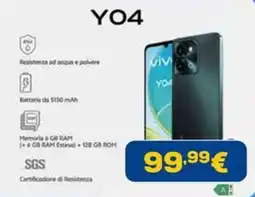 Euronics vivo YO4 offerta
