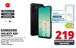 Comet SAMSUNG GALAXY A26 SMARTPHONE offerta