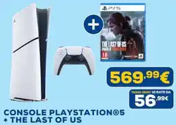 Euronics Console playstation5 + the last of us offerta