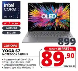 Comet Lenovo YOGA S7 NOTEBOOK 141MH9 offerta
