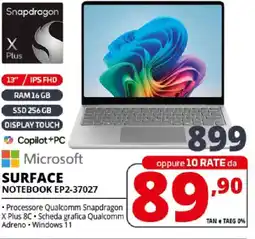 Comet SURFACE NOTEBOOK EP2-37027 offerta