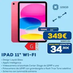 Euronics Ipad 11" wi-fi offerta