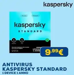 Euronics Antivirus kaspersky standard offerta