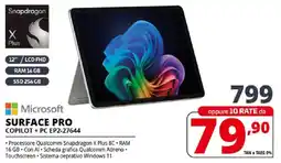 Comet SURFACE PRO COPILOT+PC EP2-27644 offerta